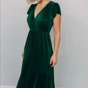 Baltic Born Forest Green Athena Maxi dress